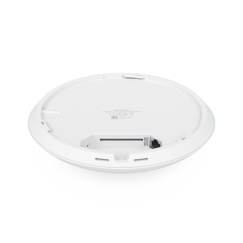 Access Point UniFi U7 Pro Max con 8 streams espaciales / para Techo o Pared / Tribanda (2.4/5/6GHz) / Radio Dedicado a Escaneo Espectral / Puerto 2.5 GbE / +500 clientes / POE+ (No incluido) / Para alta densidad de usuarios en escenarios exigentes - Imagen 6
