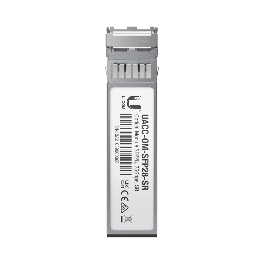 Transceptor de fibra óptica multimodo SFP28 hasta 25 Gbps con 2 conectores LC, hasta 100 mts