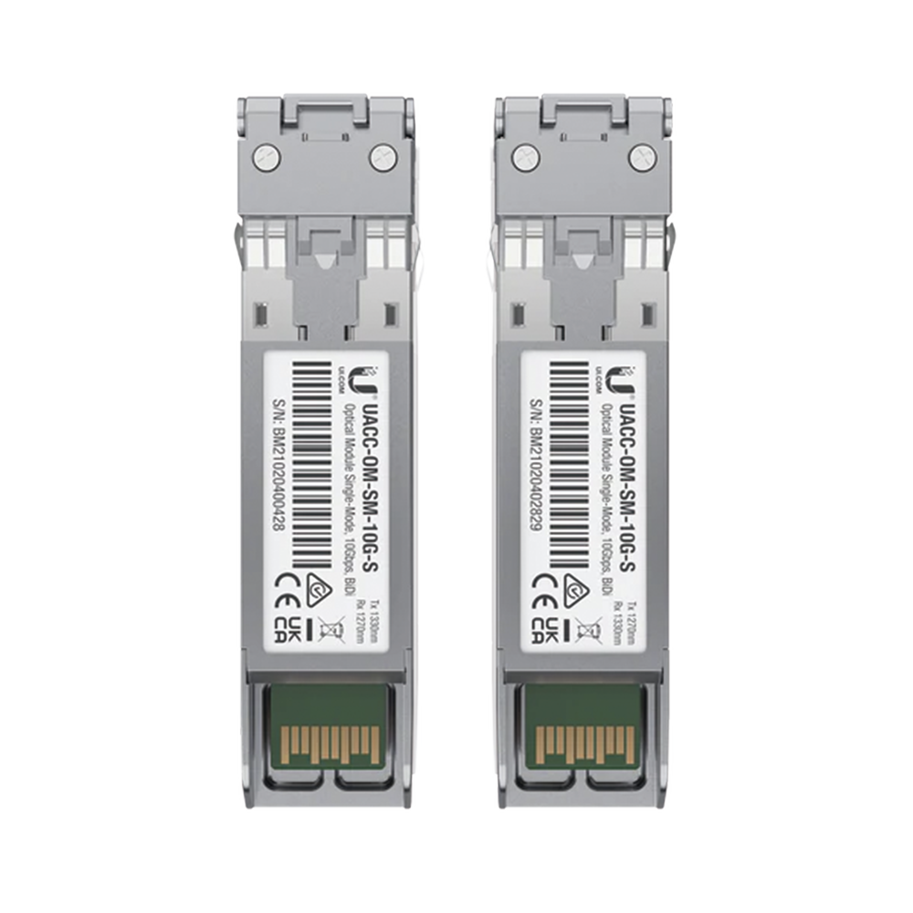 UFiber Módulo SFP+, transceptor MiniGibic MonoModo 10 Gbps, distancia 10 km, un conector LC. Incluye 2 piezas - Imagen 3