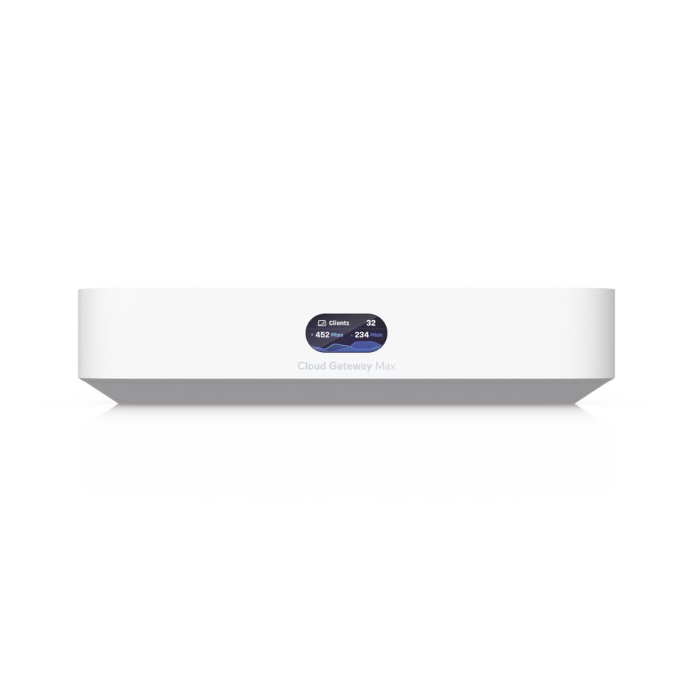 UCG Max Cloud Gateway de 2.5 GbE Compacto con Soporte para hasta 30 Dispositivos UniFi, 300+ Clientes, Enrutamiento IPS de 2.3 Gbps y Almacenamiento 512 GB de Memoria Interna - Imagen 4