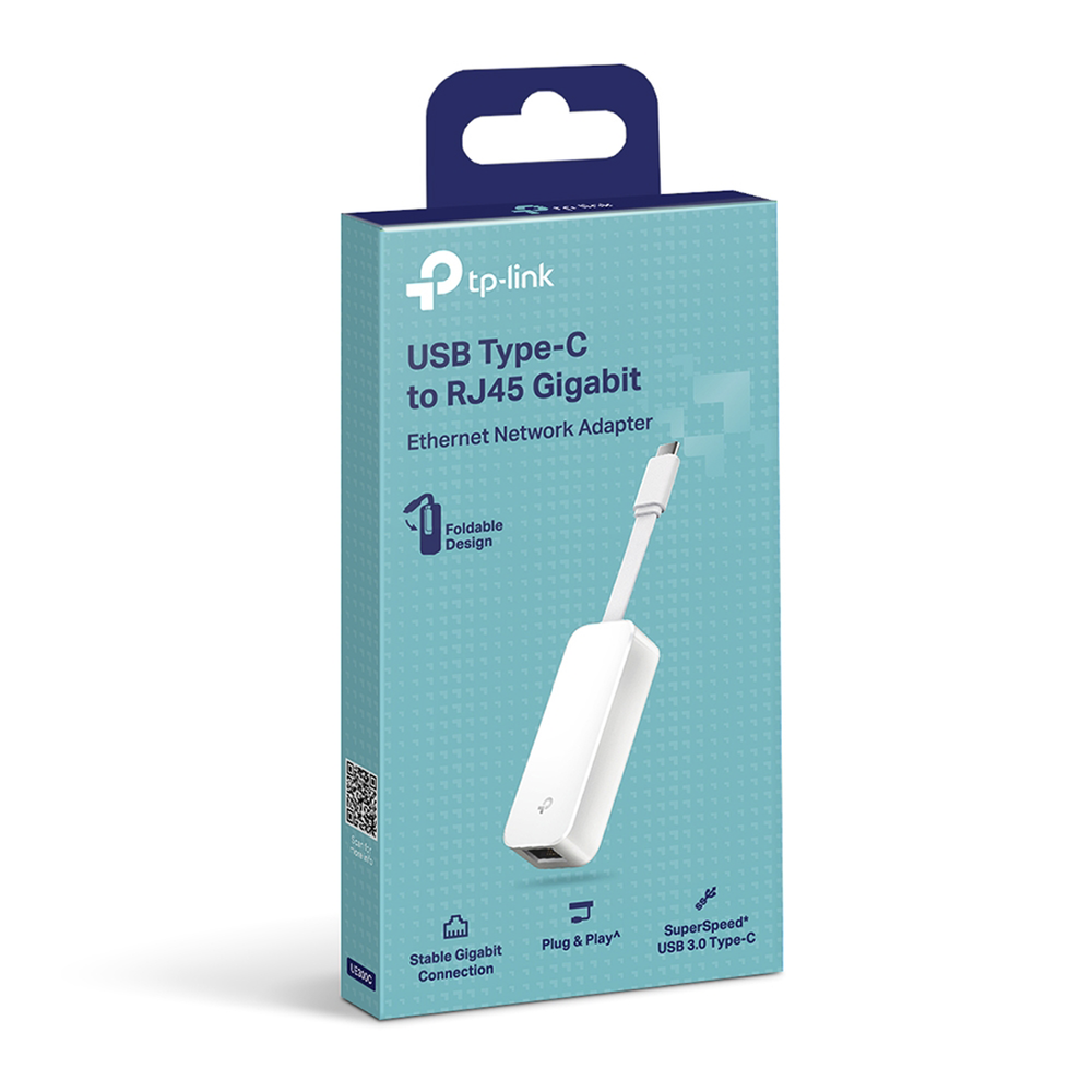 Adaptador de red Ethernet RJ45 10/100/1000Mbps a USB tipo C - Imagen 3