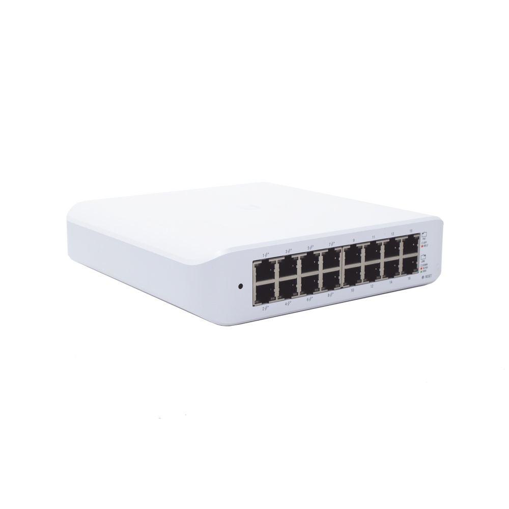 Switch UniFi Lite Administrable PoE de 16 Puertos 10/100/1000 Mbps (8 puertos 802.3af/at), 45 W - Imagen 5