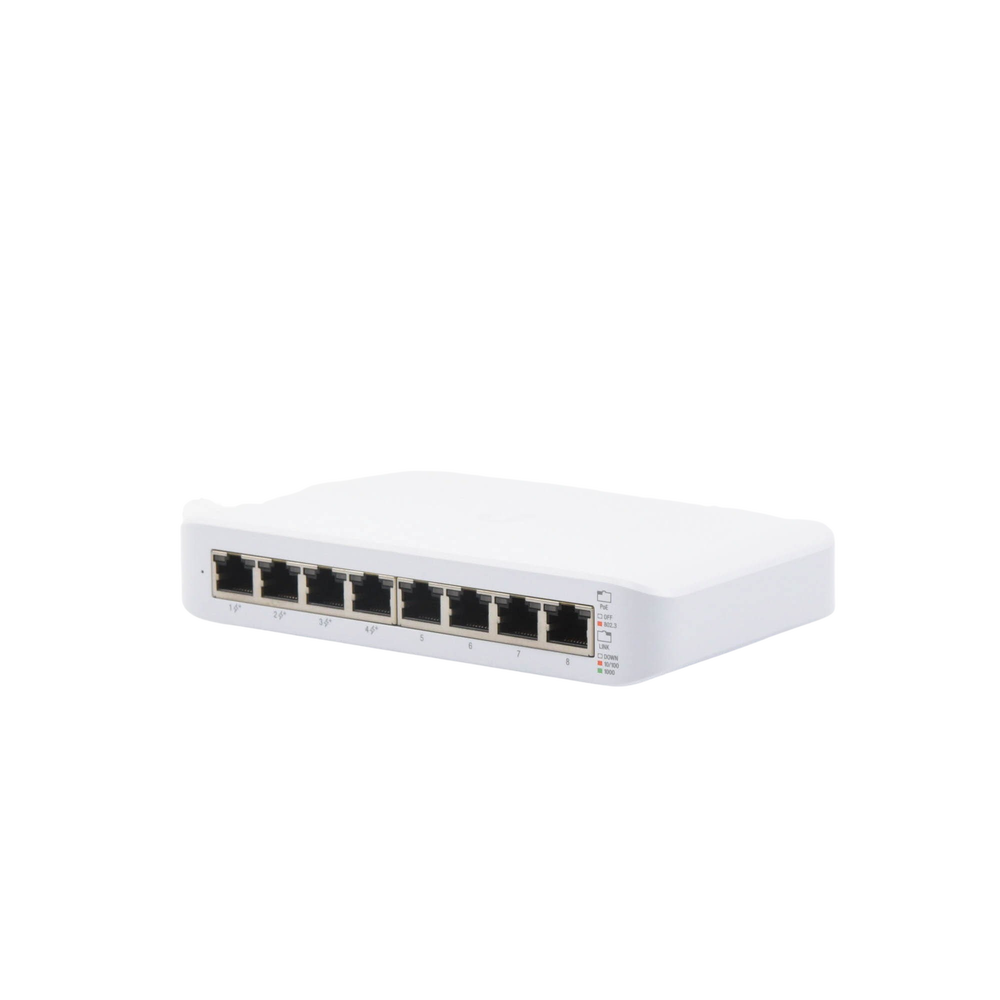 Switch UniFi Lite Administrable PoE de 8 Puertos 10/100/1000 Mbps (4 puertos 802.3af/at), 52 W - Imagen 6