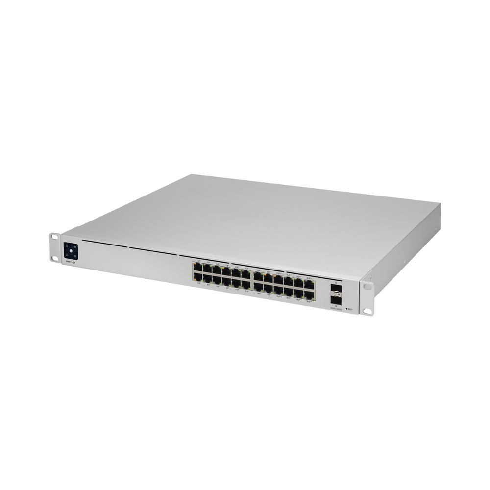 UniFi Switch USW-Pro-24-POE Gen2, con funciones capa 3, de 24 puertos PoE 802.3at/bt + 2 puertos 1/10G SFP+, 400W, pantalla informativa - Imagen 3