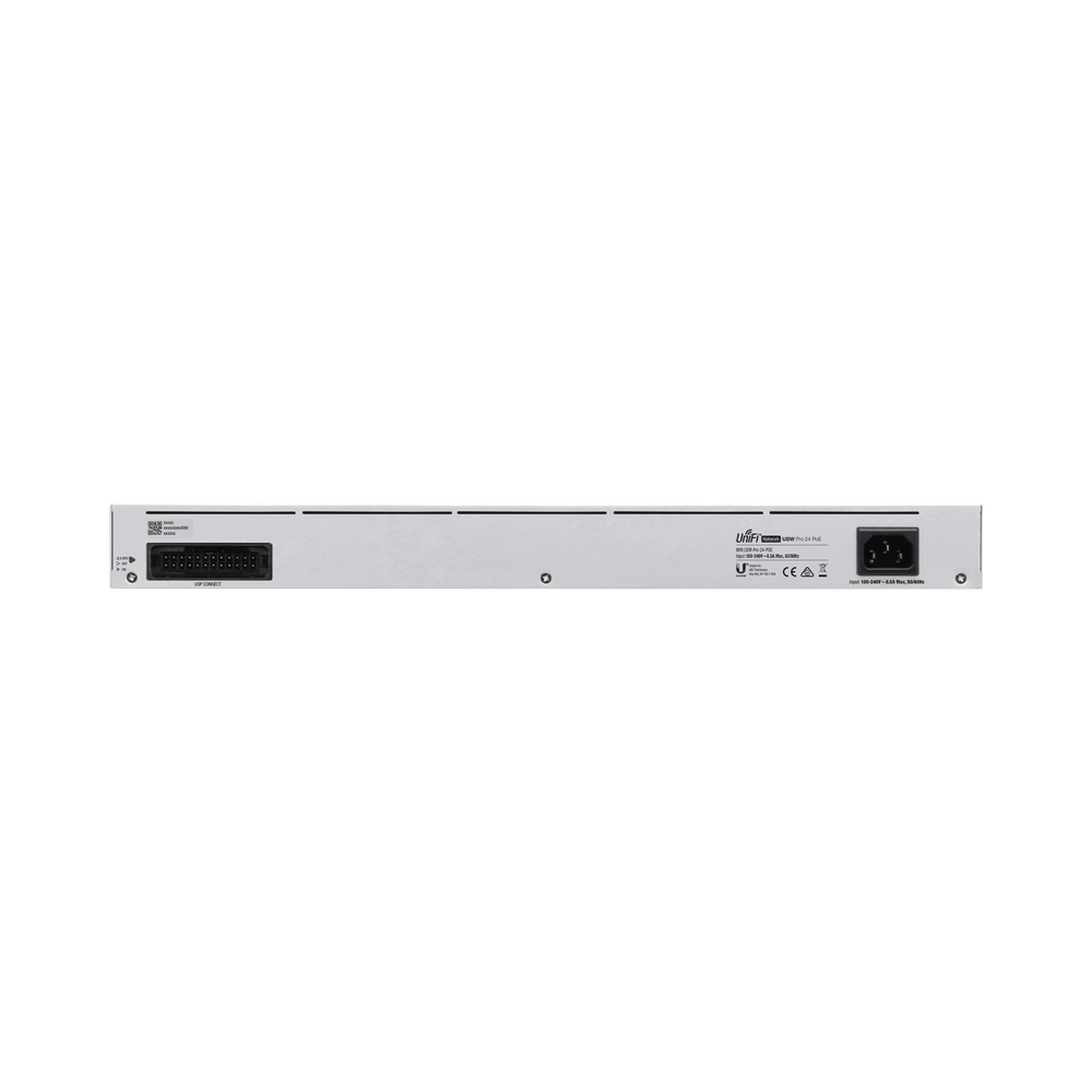 UniFi Switch USW-Pro-24-POE Gen2, con funciones capa 3, de 24 puertos PoE 802.3at/bt + 2 puertos 1/10G SFP+, 400W, pantalla informativa - Imagen 4