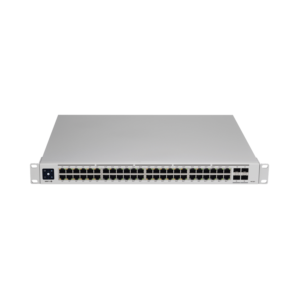 UniFi Switch USW-Pro-48-POE Gen2, Capa 3 de 48 puertos PoE 802.3at/bt + 4 puertos 1/10G SFP+, 600W, pantalla informativa - Imagen 3