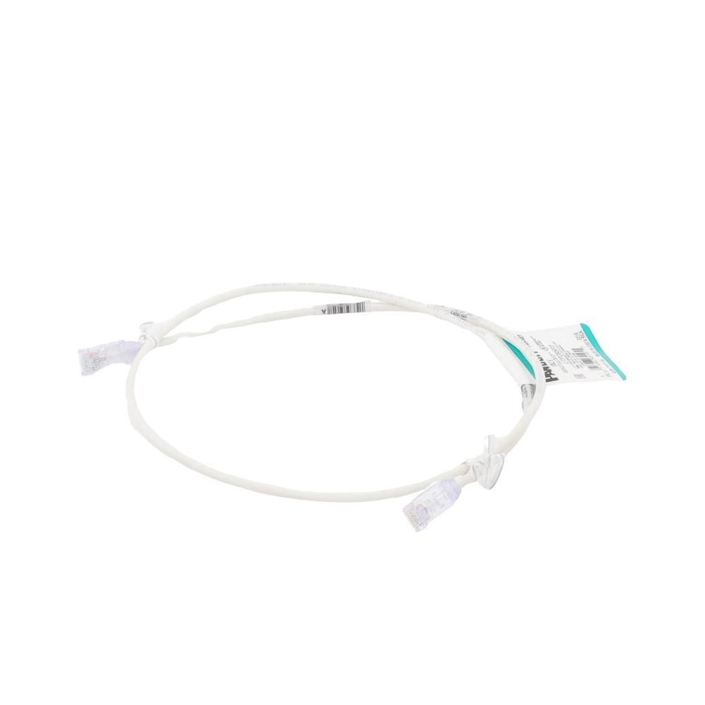 Cable de Parcheo TX6, UTP Cat6, Diámetro Reducido (28AWG), Color Blanco Mate, 0.91 Metros (3 Pies) - Imagen 3