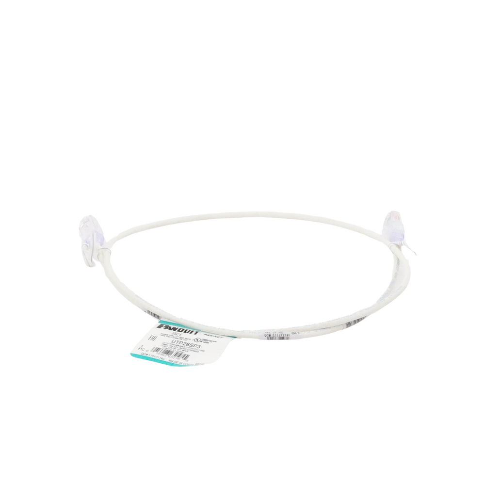 Cable de Parcheo TX6, UTP Cat6, Diámetro Reducido (28AWG), Color Blanco Mate, 0.91 Metros (3 Pies) - Imagen 4