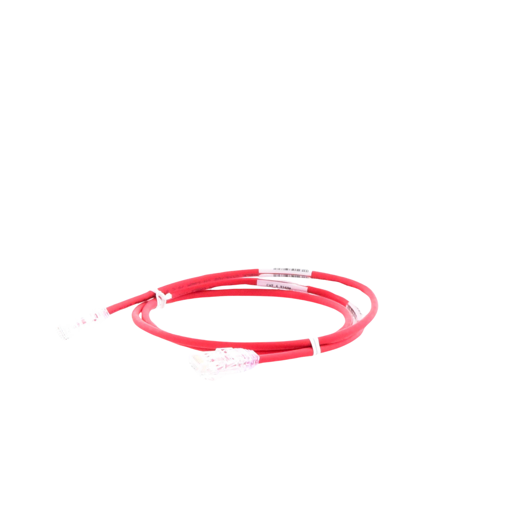 Cable de Parcheo TX6, UTP Cat6, Diámetro Reducido (28AWG), Color Rojo, 0.91 Metros (3 Pies) - Imagen 2