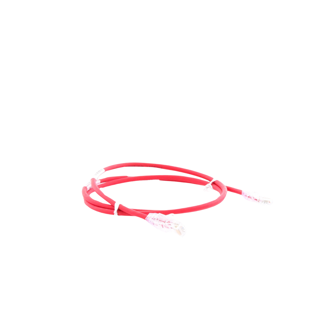 Cable de Parcheo TX6, UTP Cat6, Diámetro Reducido (28AWG), Color Rojo, 0.91 Metros (3 Pies) - Imagen 3