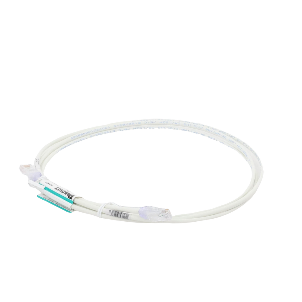 Cable de Parcheo TX6, UTP Cat6, Diámetro Reducido (28AWG), Color Blanco Mate, 2.13 Metros (7 Pies) - Imagen 5