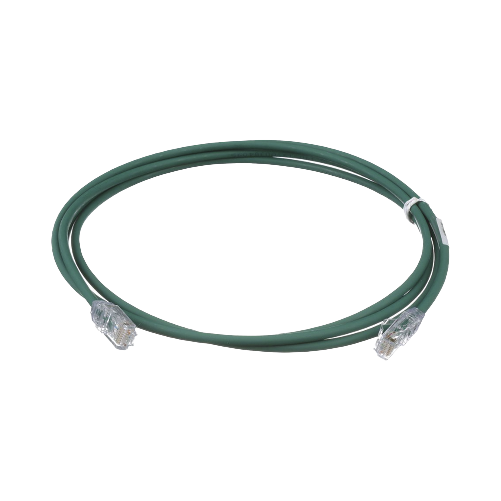 Cable de Parcheo UTP Cat6A, CM/LSZH, Diámetro Reducido (28AWG), Color Verde, 0.91 Metros (3 Pies) - Imagen 3