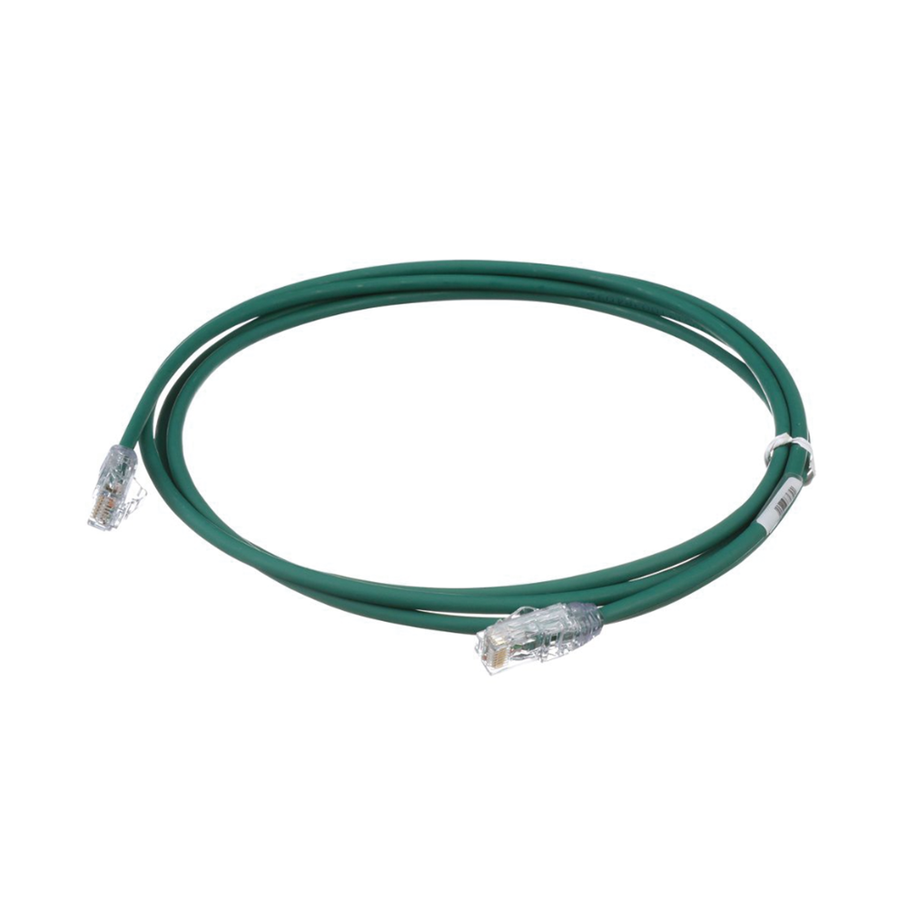 Cable de Parcheo UTP Cat6A, CM/LSZH, Diámetro Reducido (28AWG), Color Verde, 1.52 Metros (5 Pies) - Imagen 3