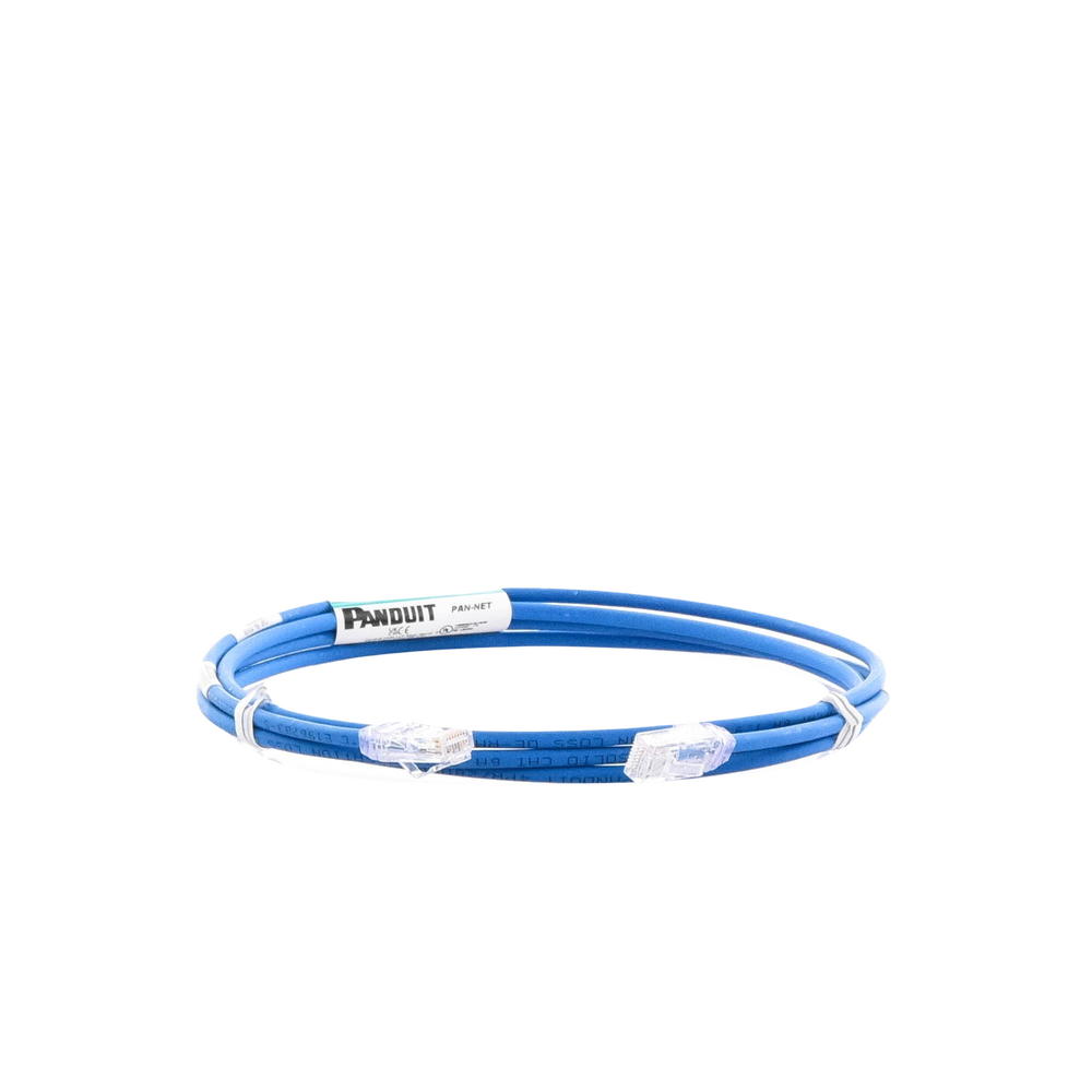 Cable de Parcheo UTP Cat6A, CM/LSZH, Diámetro Reducido (28AWG), Color Azul, 2.13 Metros (7 Pies) - Imagen 3