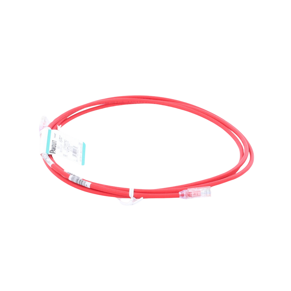 Cable de Parcheo UTP Cat6A, CM/LSZH, Diámetro Reducido (28AWG), Color Rojo, 2.13 Metros (7 Pies) - Imagen 5
