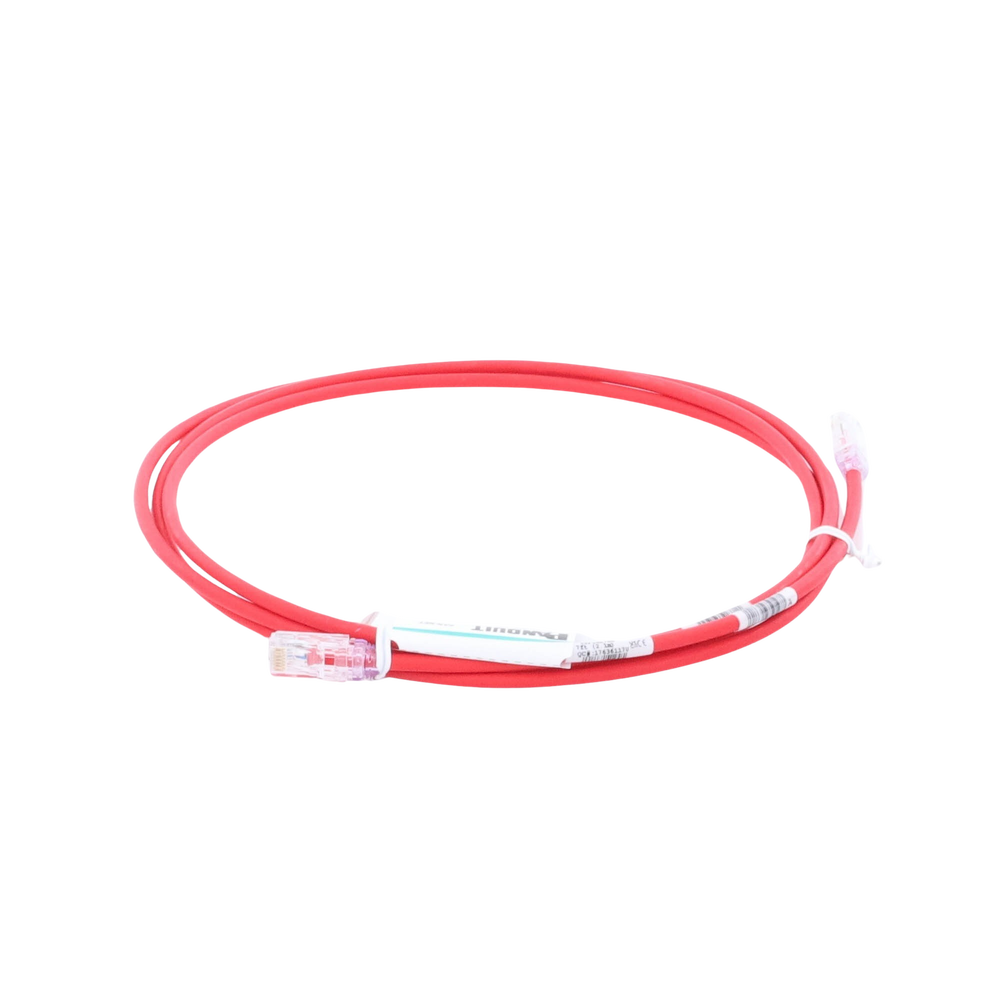 Cable de Parcheo UTP Cat6A, CM/LSZH, Diámetro Reducido (28AWG), Color Rojo, 2.13 Metros (7 Pies) - Imagen 7