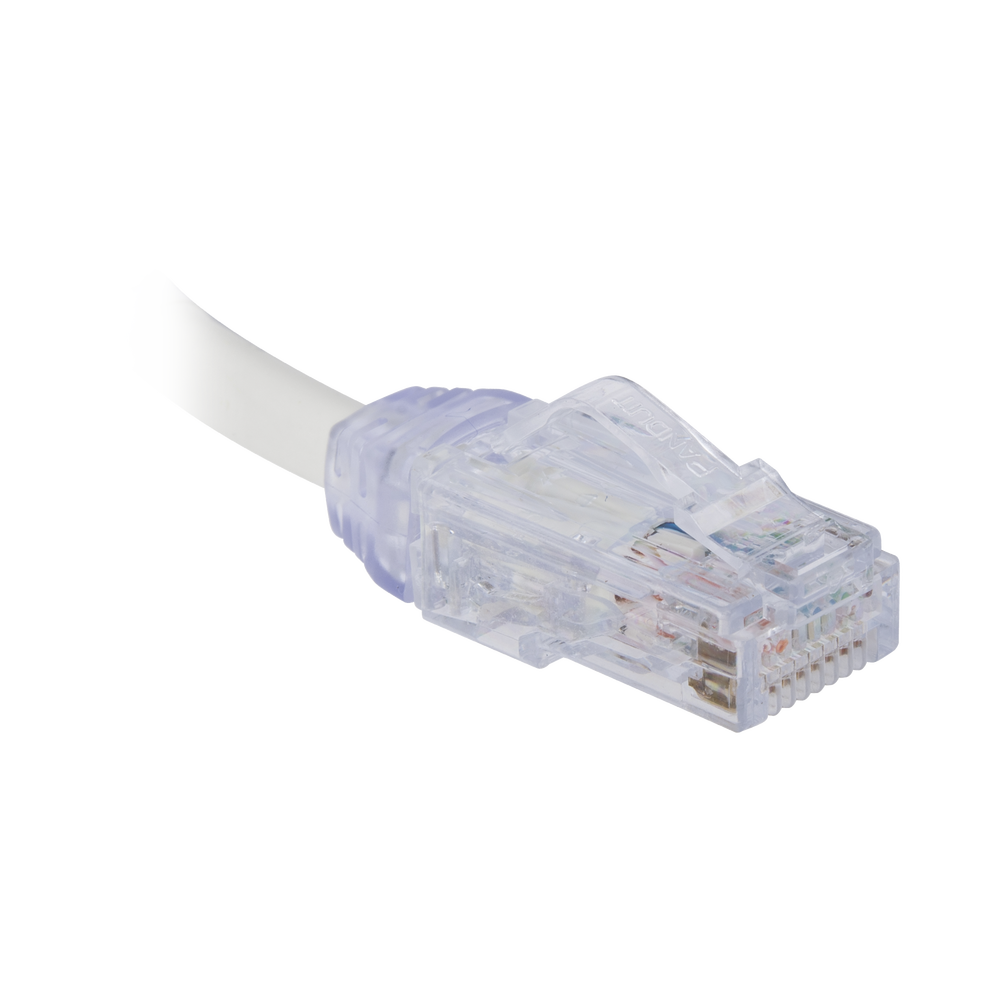 Cable de Parcheo UTP, Cat6A, Diámetro Reducido (28 AWG), CM/LSZH, Color Blanco Mate, 20.3 cm (8 Pulgadas) - Imagen 2