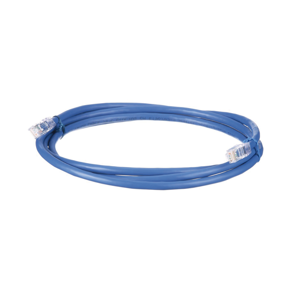 Cable de Parcheo UTP, Cat6A, 24 AWG, CM, Color Azul, 4.57 Metros (15 Pies) - Imagen 3