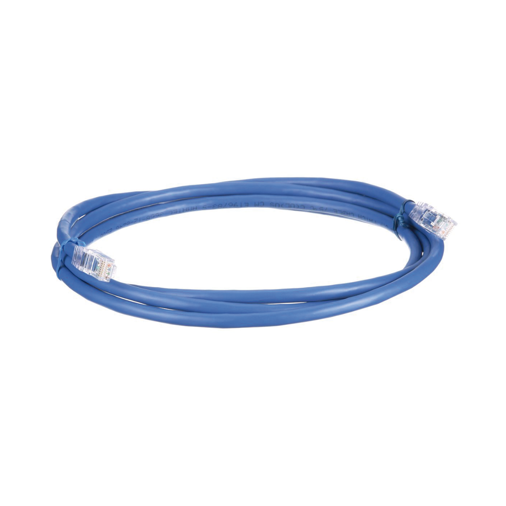Cable de Parcheo UTP, Cat6A, 24 AWG, CM, Color Azul, 4.57 Metros (15 Pies) - Imagen 2