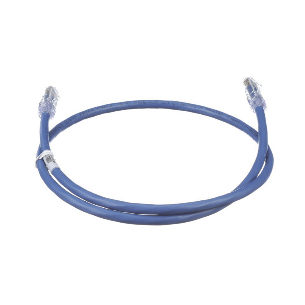 Cable de Parcheo UTP, Cat6A, 24 AWG, CM, Color Azul, 0.3 Metros (1 Pie) - Imagen 4