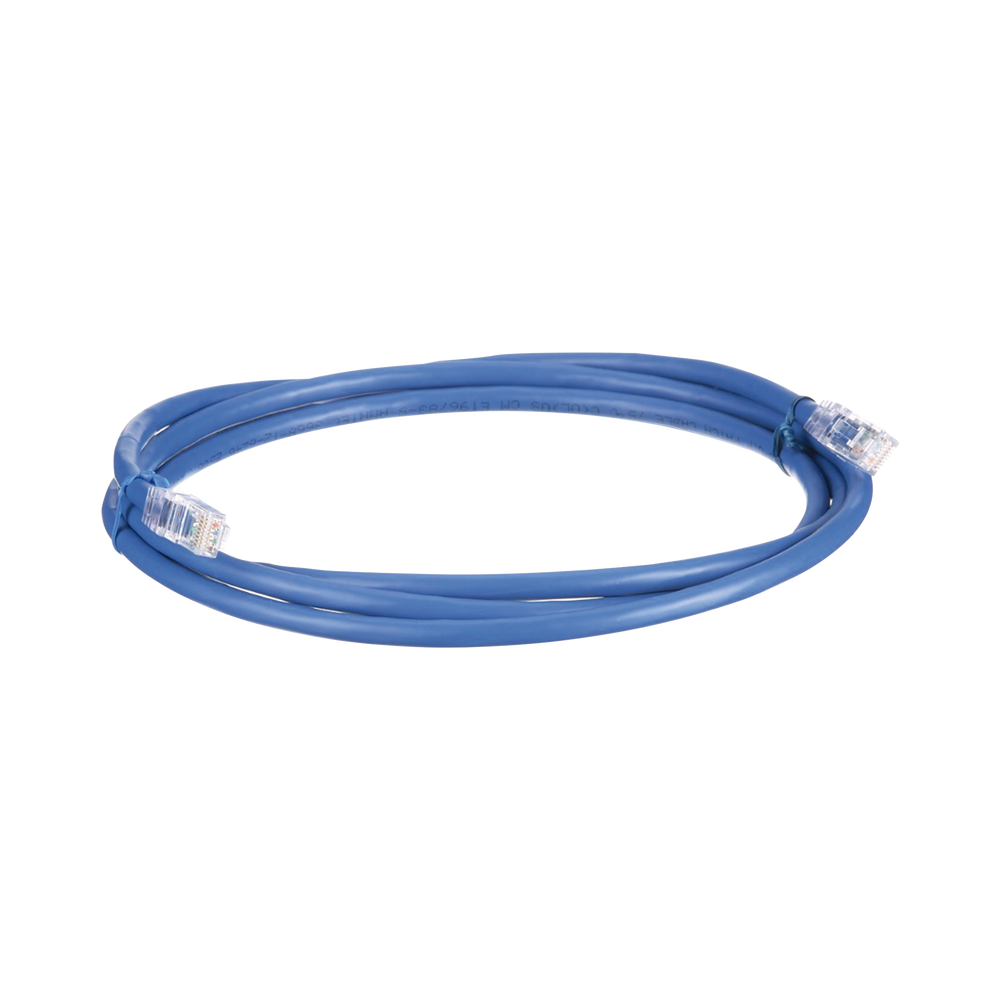 Cable de Parcheo UTP, Cat6A, 24 AWG, CM, Color Azul, 6.1 Metros (20 Pies) - Imagen 2