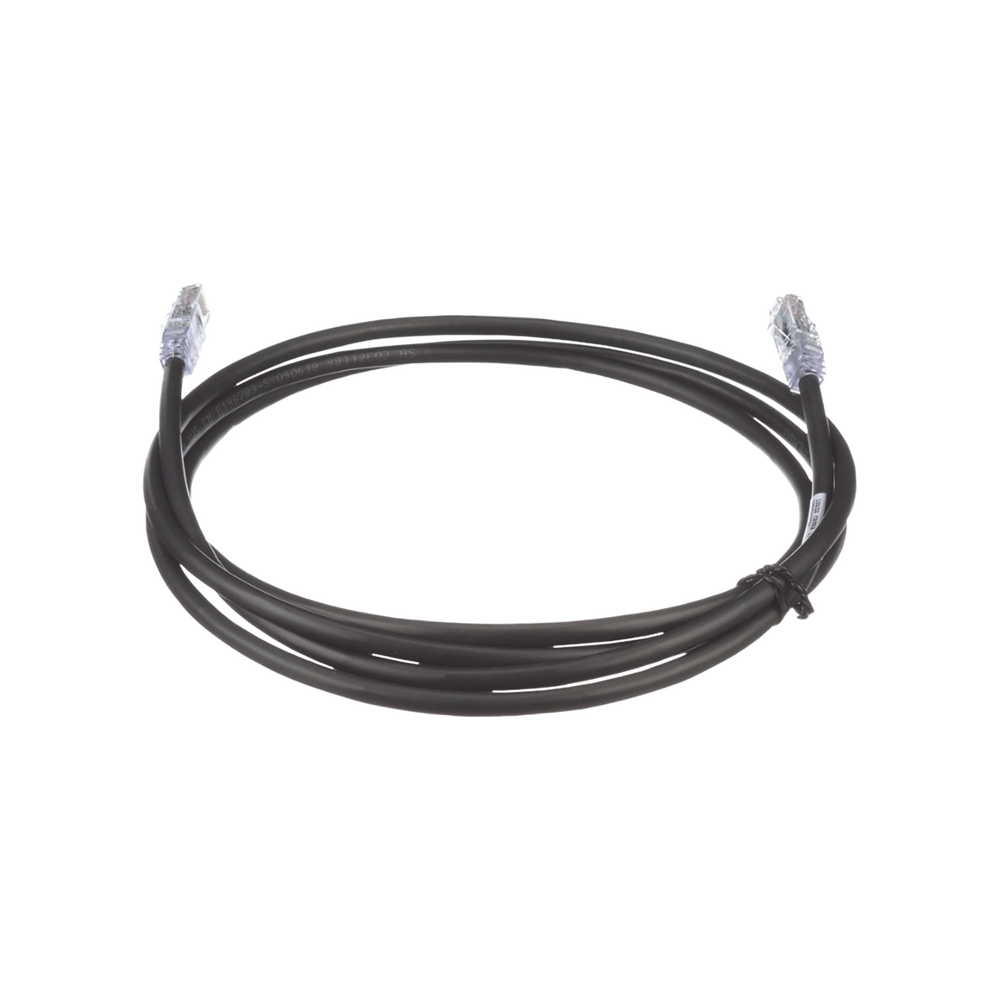 Cable de Parcheo UTP, Cat6A, 24 AWG, CM, Color Negro, 1.52 Metros (5 Pies) - Imagen 2