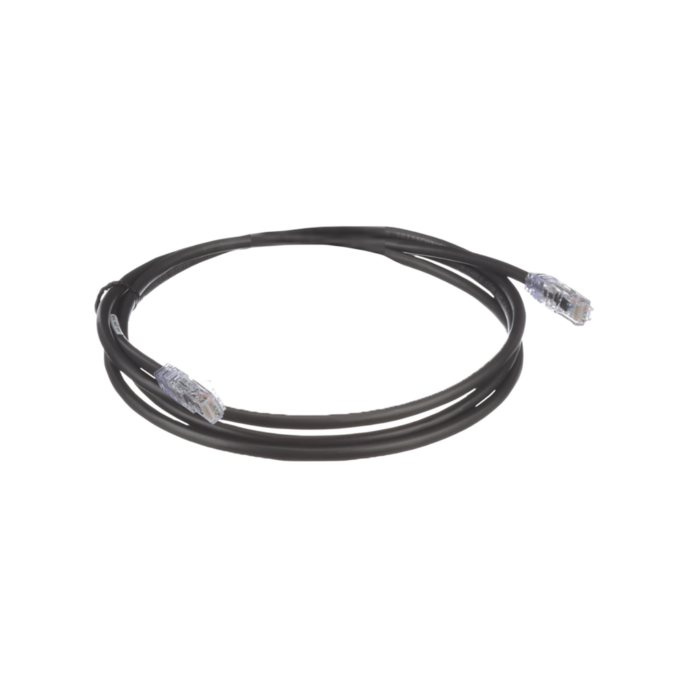 Cable de Parcheo UTP, Cat6A, 24 AWG, CM, Color Negro, 1.52 Metros (5 Pies) - Imagen 3
