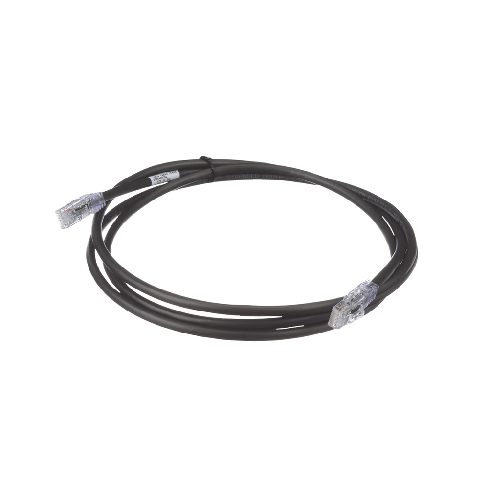 Cable de Parcheo UTP, Cat6A, 24 AWG, CM, Color Negro, 1.52 Metros (5 Pies) - Imagen 4