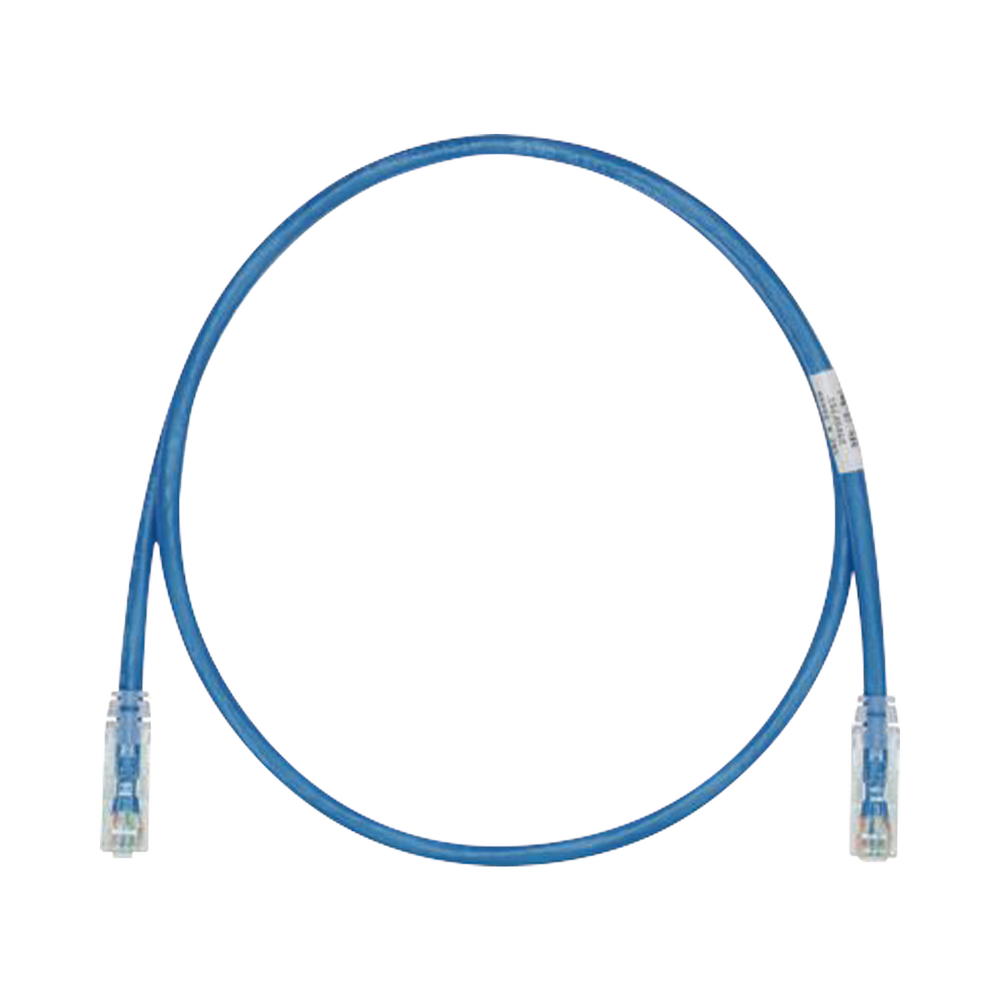 Cable de Parcheo TX6, UTP Cat6, 24 AWG, CM, Color Azul, 9.14 Metros (30 Pies)