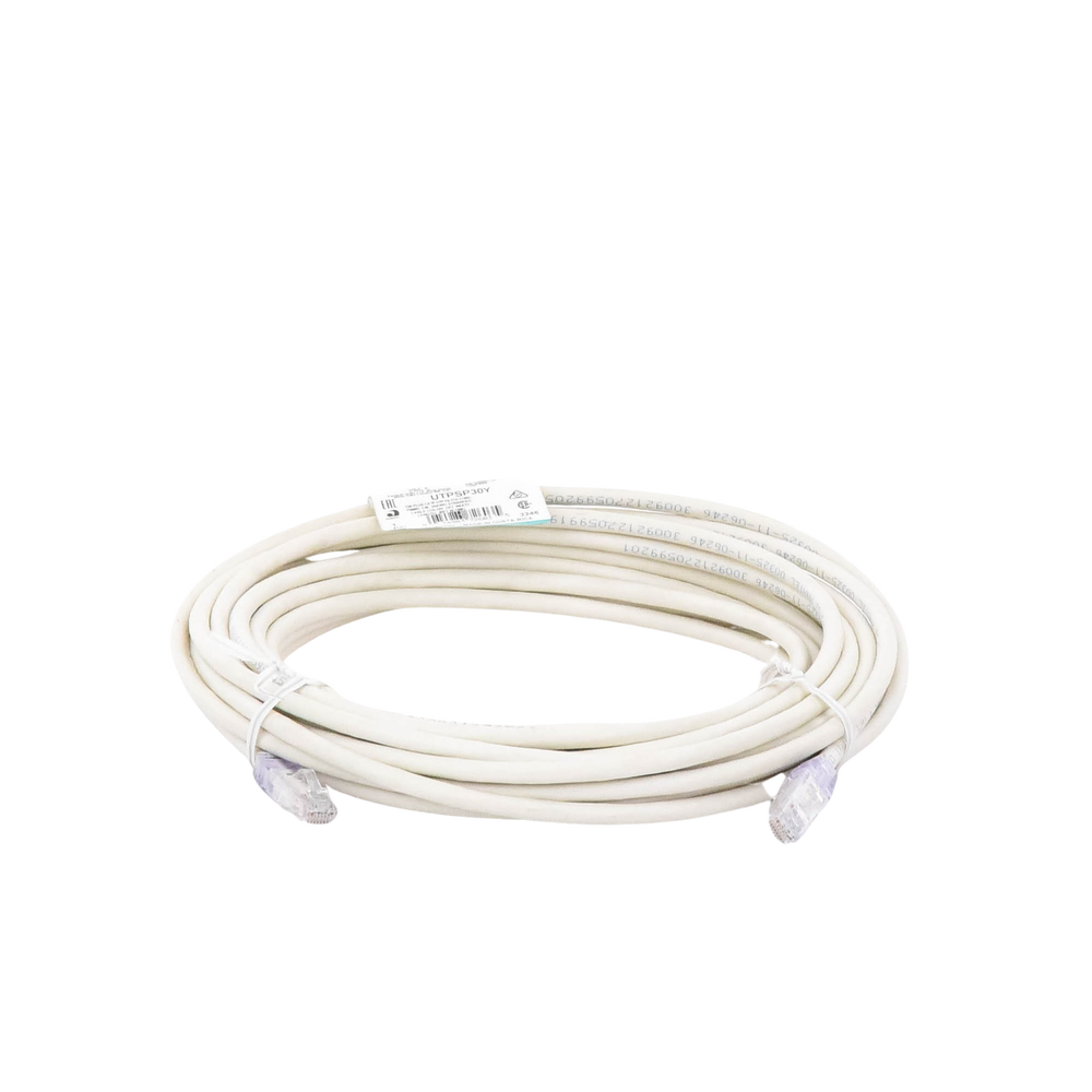 Cable de Parcheo TX6, UTP Cat6, 24 AWG, CM, Color Blanco Mate, 9.14 Metros (30 Pies) - Imagen 2