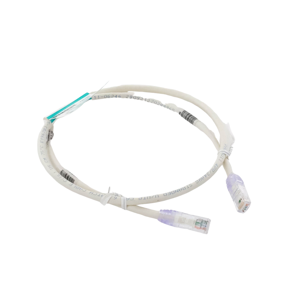 Cable de Parcheo TX6, UTP Cat6, 24 AWG, CM, Color Blanco Mate, 0.91 Metros (3 Pies) - Imagen 2