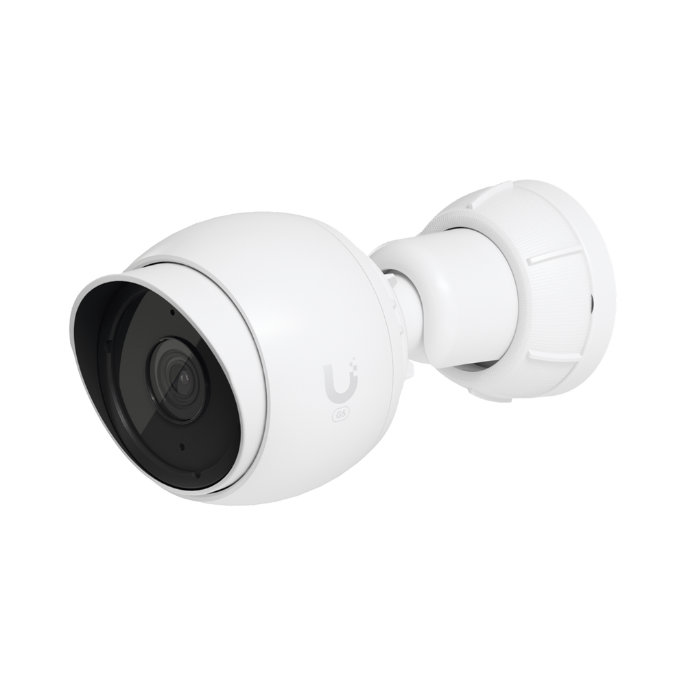 Cámara IP UniFi G5 Bullet 2k (4MPX), 30 FPS, para interior/exterior IP55 resistencia IK04 / micrófono / visión nocturna IR hasta 9 mts / detecciones inteligentes