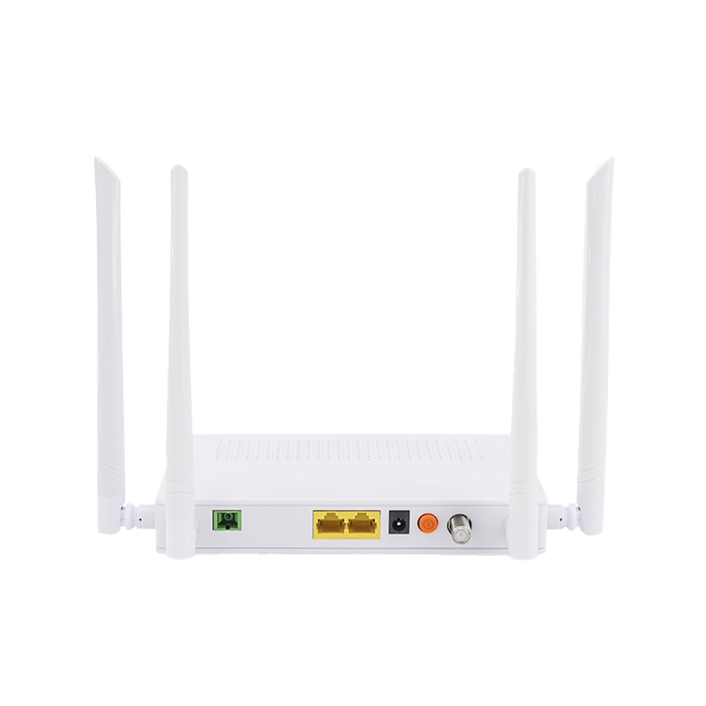 ONU Dual GPON/EPON / Wi-Fi Doble Banda 2.4 y 5 GHz / Soporta MESH / 2 Puertos Gigabit / 1 Puerto PON SC/APC / 1 puerto CATV / Hasta 1200 Mbps vía Wi-Fi - Imagen 4