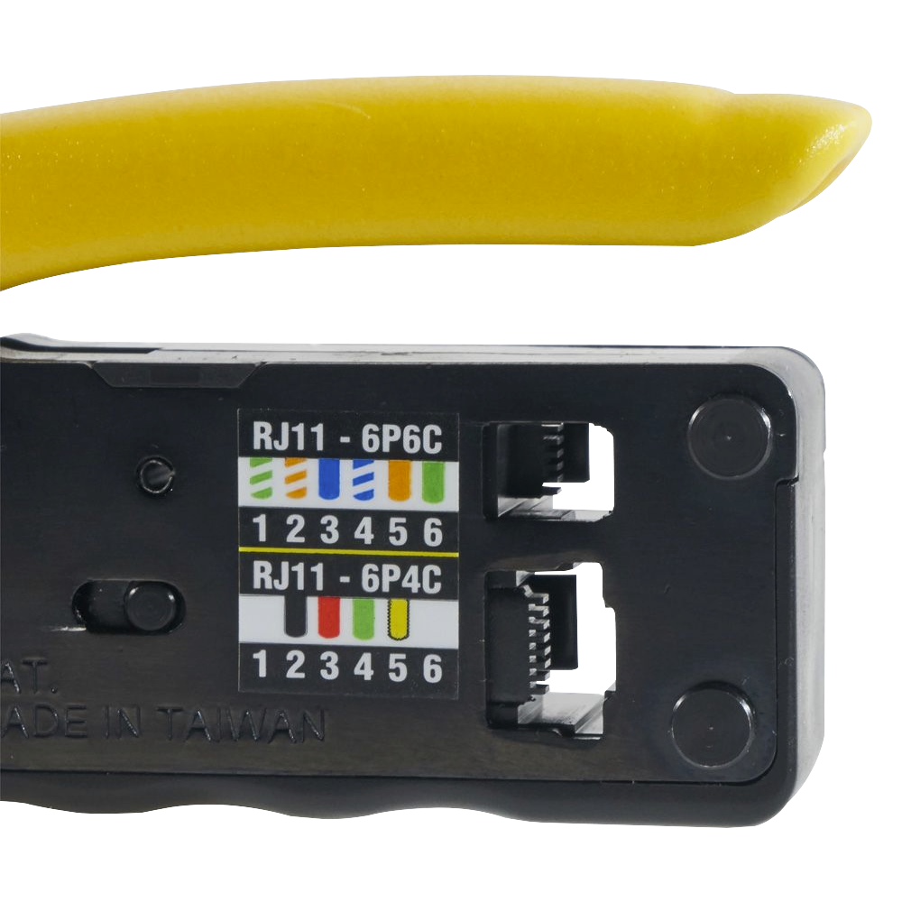 Ponchadora/Pelacables/Cortacables Compacta con Matraca para Conectores RJ45 y RJ11/RJ12. - Imagen 5