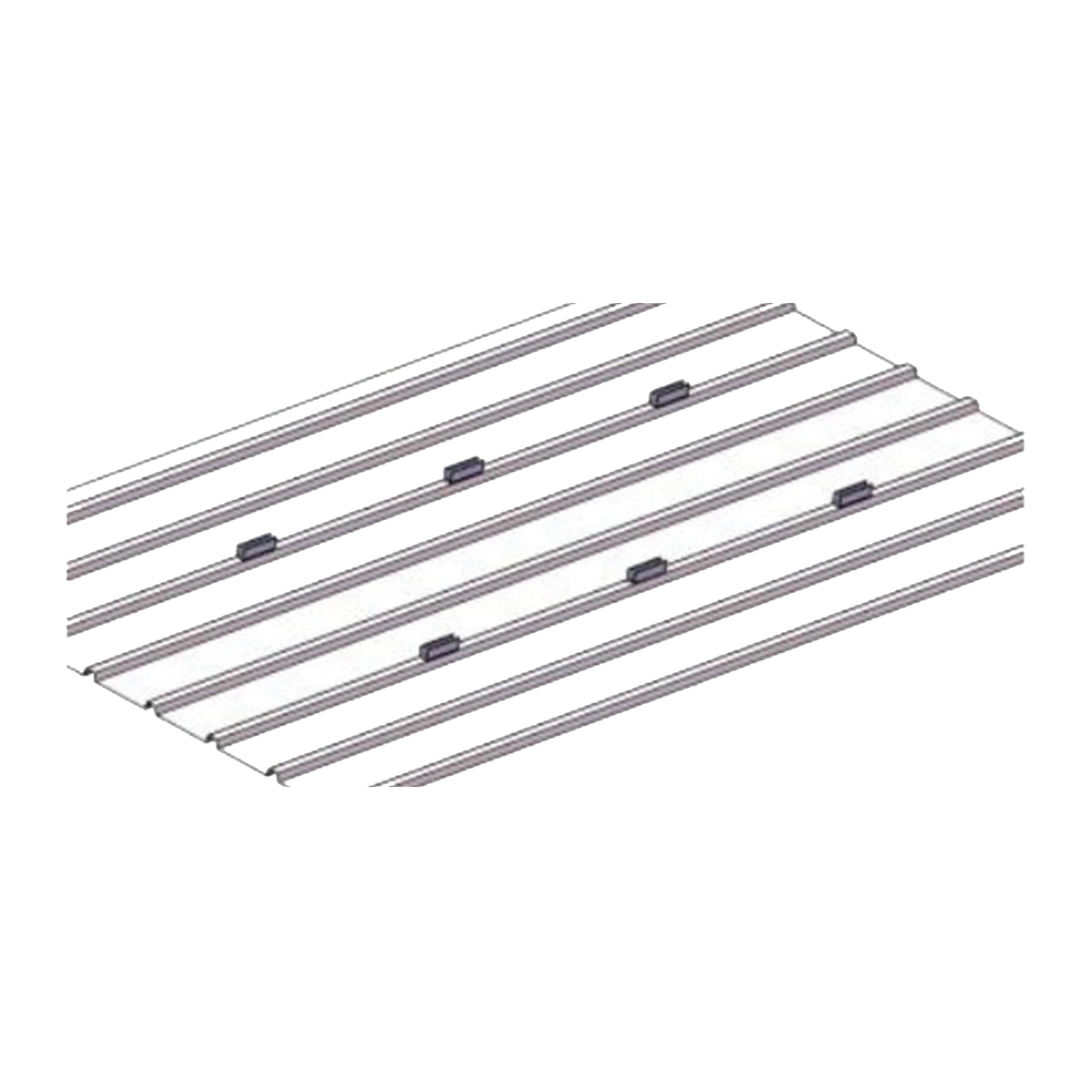 Juego de 2 Mini Rieles De Aluminio para Montaje de Módulos Solares en Techo (Instalación plana 0°). Incluye 4 Tornillos Perforantes. - Imagen 4