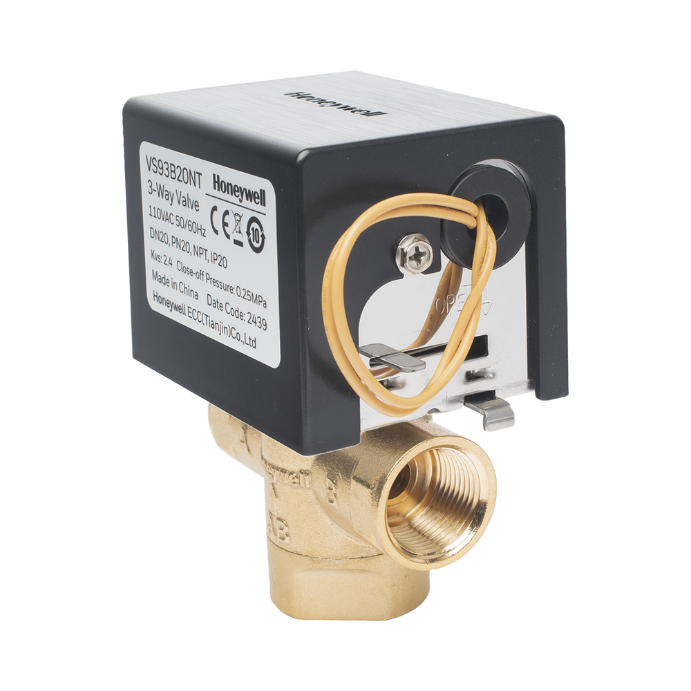 Válvula 1/2" de control eléctrica VS9 para fan coil: DN20: PN20: 3 vías: 110 V CA: conexión NPT - Imagen 3