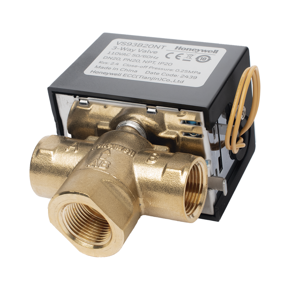 Válvula 1/2" de control eléctrica VS9 para fan coil: DN20: PN20: 3 vías: 110 V CA: conexión NPT - Imagen 4