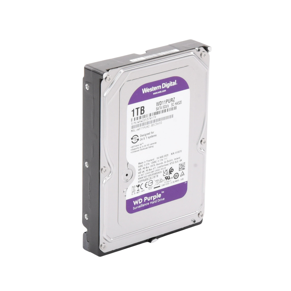 Disco Duro Purple de 1 TB / 5400 RPM / Optimizado para Soluciones de Videovigilancia / Uso 24-7 / 3 Años de Garantia - Imagen 5