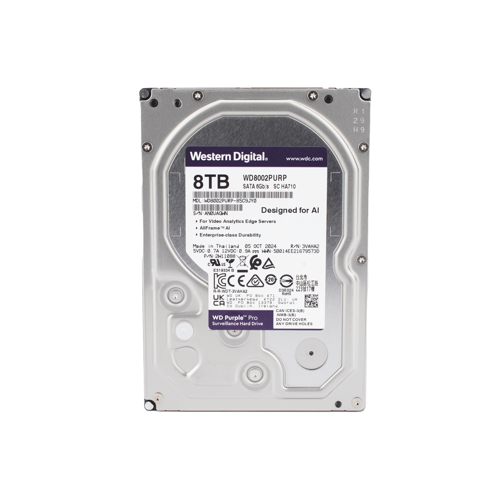 Disco duro WD de 8TB / 7200RPM / Optimizado para soluciones de video inteligente - Imagen 3