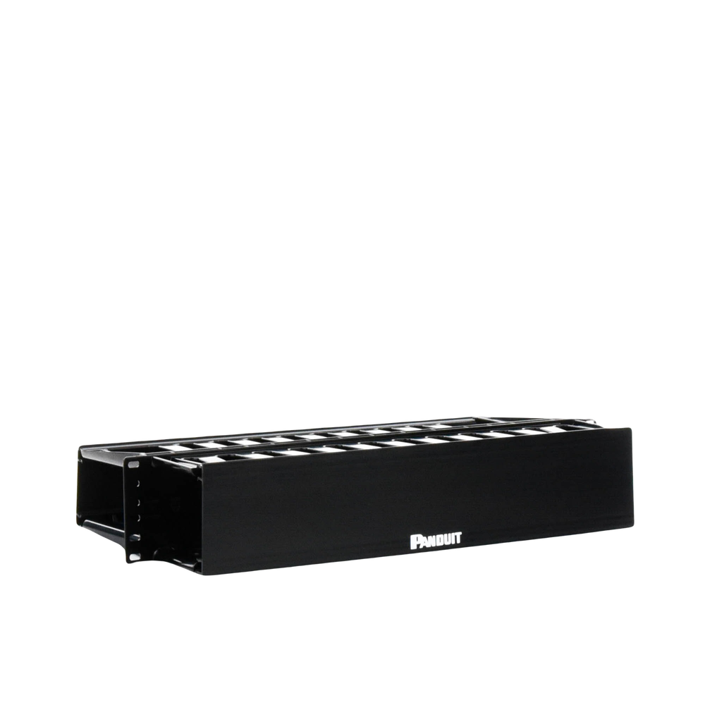 Organizador de Cables Horizontal PatchLink, Doble (Frontal y Posterior), Para Rack de 19in, 2UR - Imagen 4