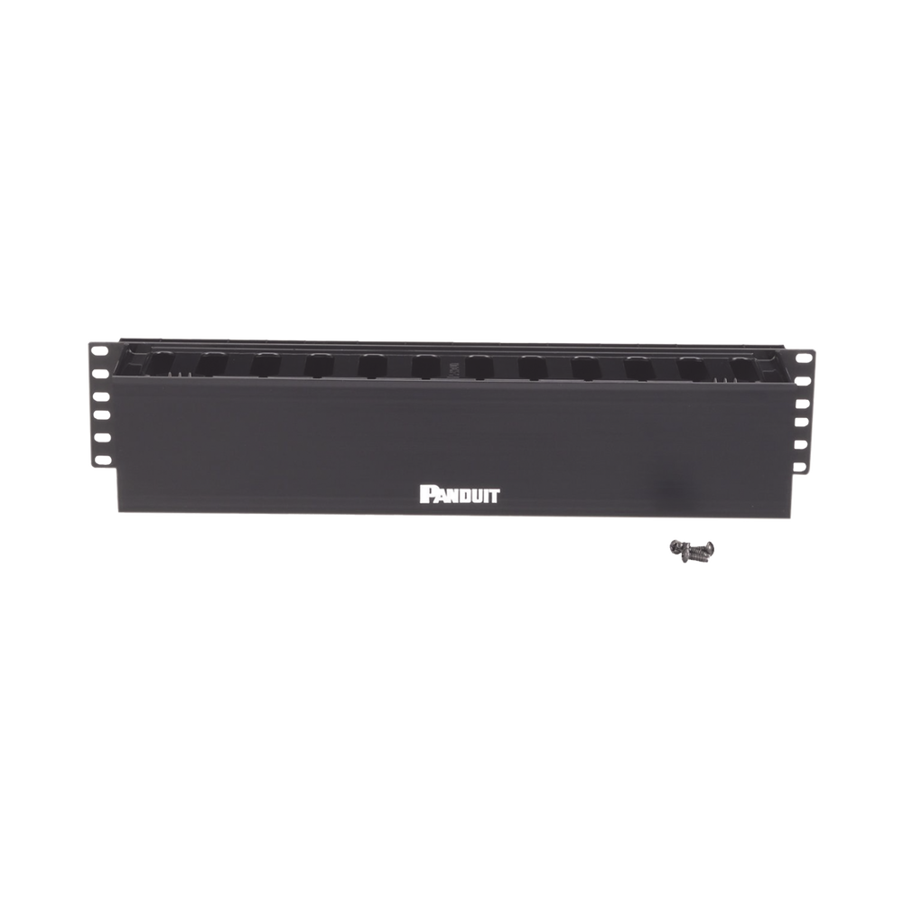 Organizador de Cables Horizontal PatchLink, Sencillo (Solo Frontal), Para Rack de 19in, 2UR - Imagen 5