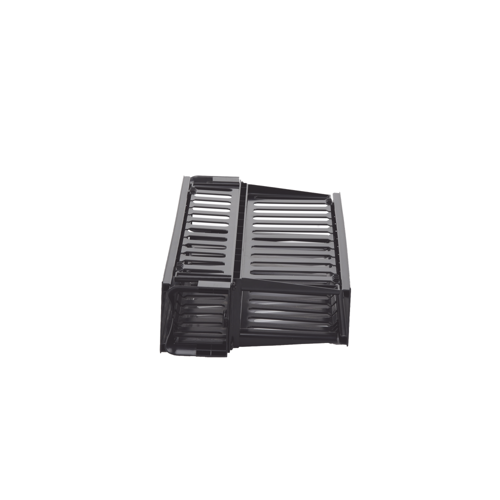 Organizador de Cables Horizontal PatchLink, Doble (Frontal y Posterior), Con Tapa Extendida, Para Rack de 19in, 2UR - Imagen 4