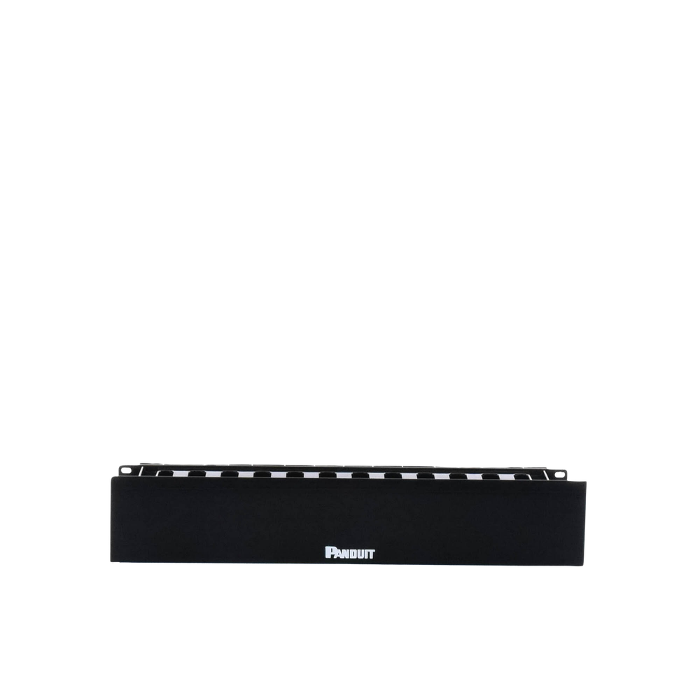 Organizador de Cables Horizontal PatchLink, Sencillo (Solo Frontal), Con Tapa Extendida, Para Rack de 19in, 2UR - Imagen 3