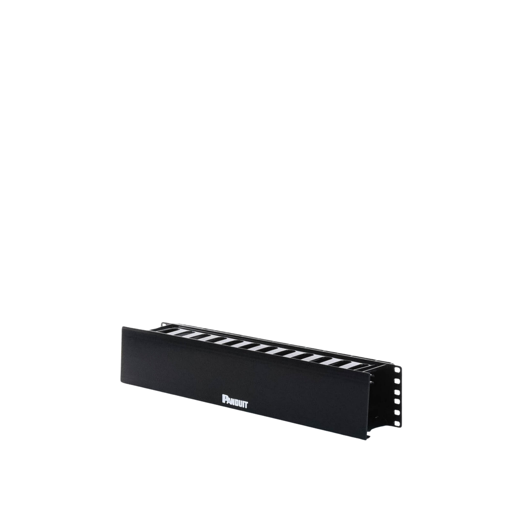 Organizador de Cables Horizontal PatchLink, Sencillo (Solo Frontal), Con Tapa Extendida, Para Rack de 19in, 2UR - Imagen 5