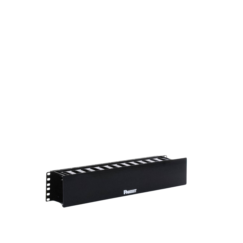 Organizador de Cables Horizontal PatchLink, Sencillo (Solo Frontal), Con Tapa Extendida, Para Rack de 19in, 2UR - Imagen 6
