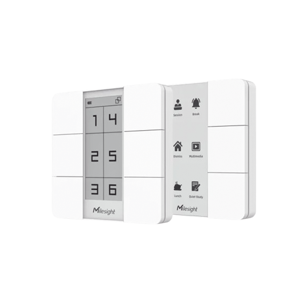 Panel Inteligente LoRaWAN con 6 Botones Programables y Display Digital / Control de Escenas / Batería 3 Años