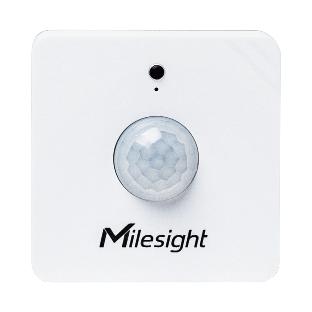 Sensor de Ocupación PIR y Luz LoRaWAN / Detección 120° x 100° / 8 Metros / 1-60000 Lux / Automatización de Iluminación