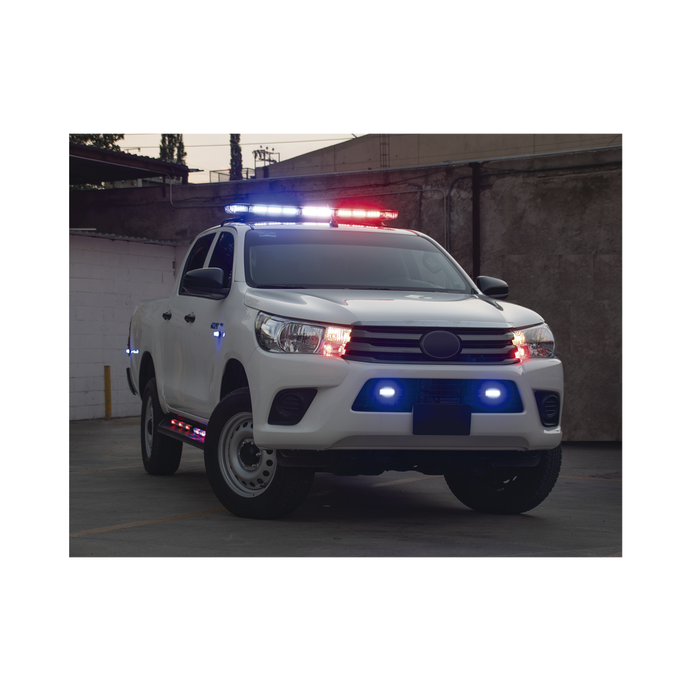 Estrobos Ocultos de 6 LED, Color Rojo/Azul, Ideales para Vehículos Encubierto - Imagen 6