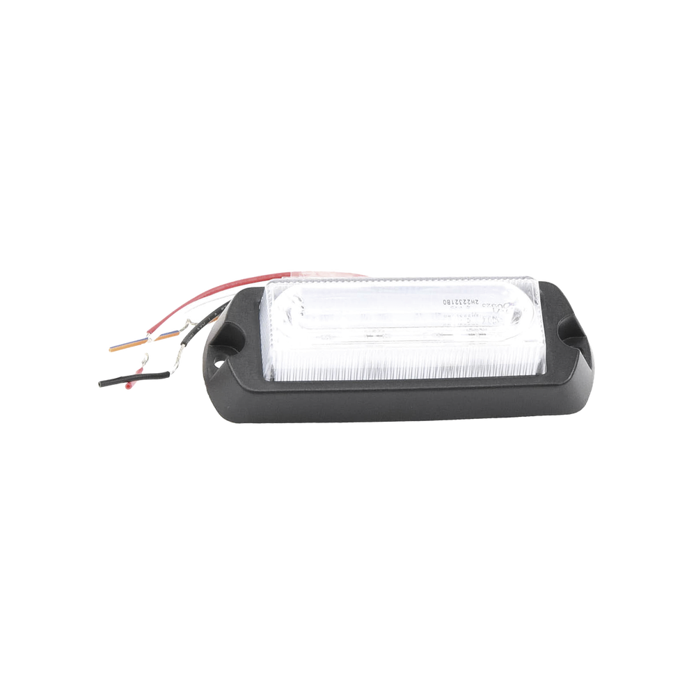 Luz Auxiliar Ultra Brillante de 8 LED's en color Rojo/Azul con mica transparente - Imagen 3