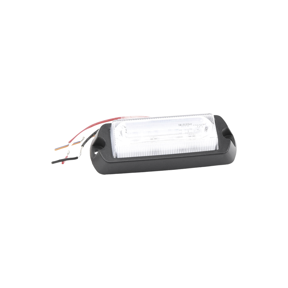 Luz Auxiliar Ultra Brillante de 8 LED's en color Rojo/Claro con mica transparente - Imagen 4